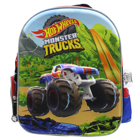 HWS011-BP150A Mochila Kinder Hot Wheels Monster Trucks