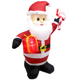 JL96218 Inflabe Santa Claus Feliz Navidad c/Vistas de Peluche 120CM