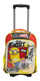 H163492 Minions Metallic Primary Rolling Backpack