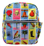 FET-0426 Bolso Mochila Estampado - Loteria