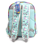 SKD-2038 Unicorn Rainbow Star Backpack With Glitter